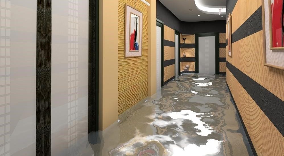 flooding corridor interior