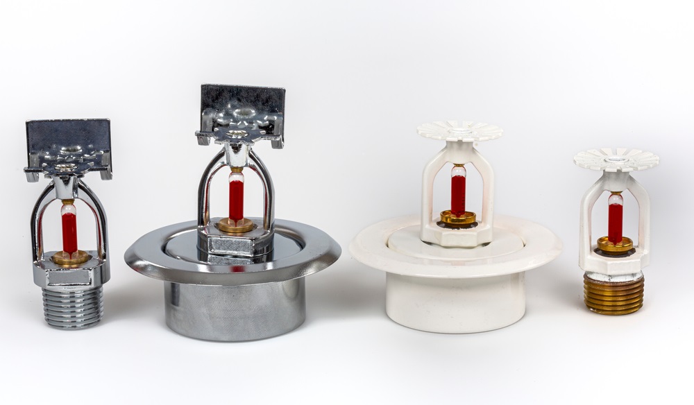 Various automatic fire sprinkler system heads